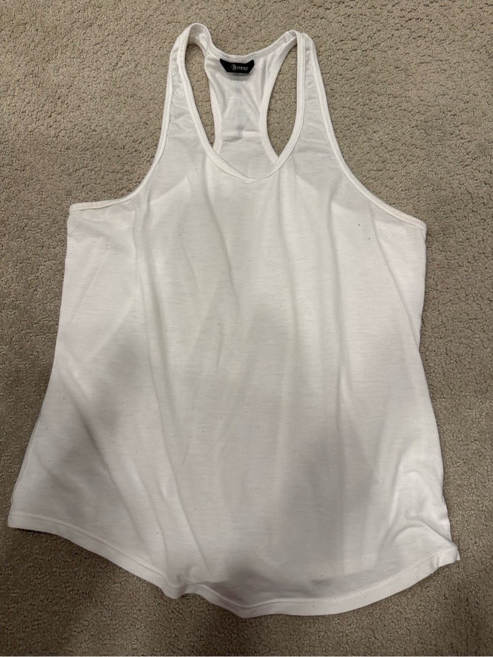 2xist White Racerback Tank